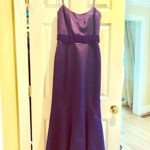 Beautiful deep purple evening gown